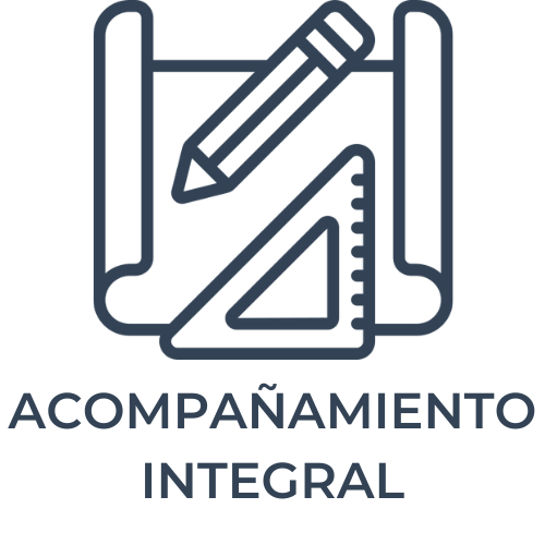 Te acompañamos en el desarrollo de tus proyectos o te recomendamos las personas indicadas para hacerlo